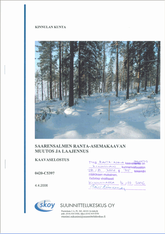 Kaavaselostus